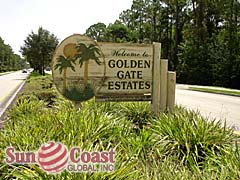 GOLDEN GATE ESTATES NA37 Signage